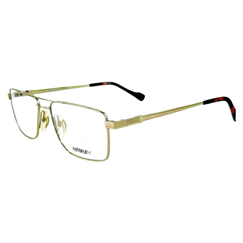 AutoFlex A109 Mens Metal Eyeglass Frame 710 Palladium 56-17